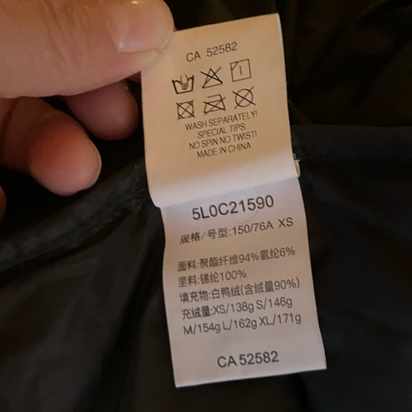 Sale! Very warm!!JNBY White Duck Down Puffer Coat - Picture 6 of 8